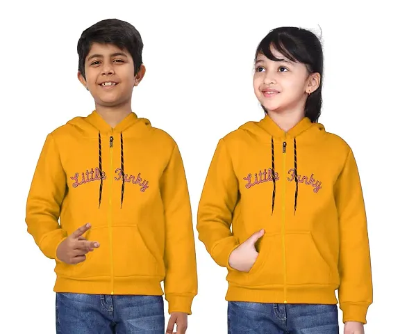 Little Funky Kids Unisex Full Sleeve Embroidery Hoodies