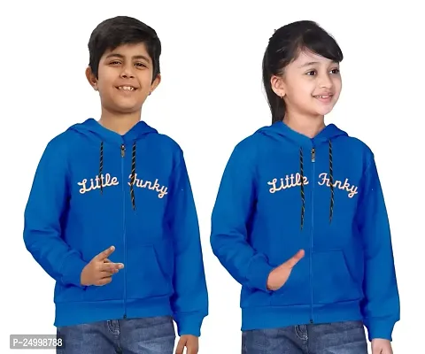 Little Funky 100% Cotton Embroidery Kids Unisex Hoodie