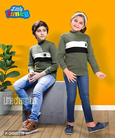 Little Funky Kids Unisex Full sleeve Cotton Sweaters