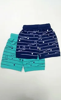 Little Funky 100% Pure Cotton Printed Unisex Kids Boys and Girls Casual Regular fit Shorts-thumb1