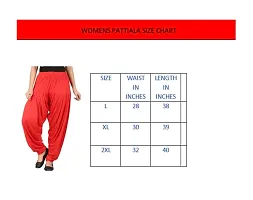 Ultra Soft Rayon Viscose Solid Color Attractive Pleated Pattern Casual wear/Ethnic wear Regular Fit Patiala Pants for Trendy Womens-thumb3