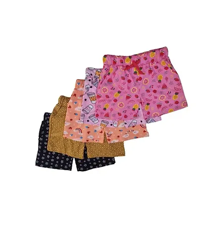 Little Funky 100% Pure all over kids unisex casual shorts for boys and girls