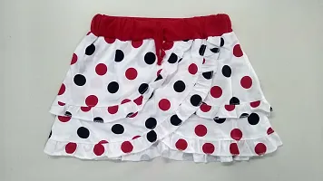 Multicolor Cotton Skirt for Girls-thumb3
