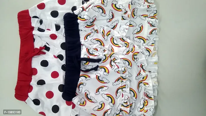 Multicolor Cotton Skirt for Girls-thumb2