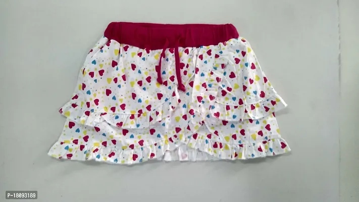 Multicolor Cotton Skirt for Girls-thumb5