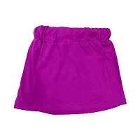 Pure cotton skater Solid attractive Pleated Skirts for Girls-thumb3