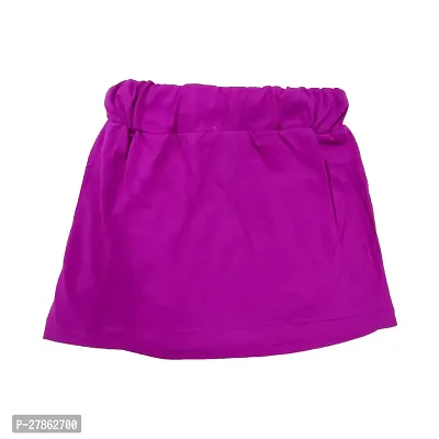 Pure cotton skater Solid attractive Pleated Skirts for Girls-thumb4