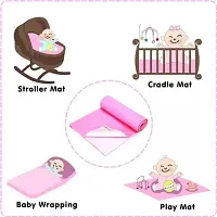 Radiant Fashion World Anti-Piling Fleece Extra Absorbent Quick Dry Sheet for Baby, Baby Bed Protector, Waterproof Baby Sheet, Small Size 50x70cm-thumb2