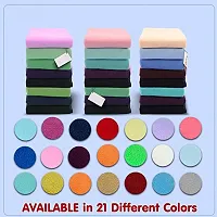 Radiant Ent New Born Combo Waterproof Bed Sheet Coral + Royal Blue + Peach 3 Small Size (50cm X 70cm)-thumb3