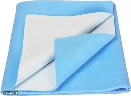 Radiant Fashion World Anti-Piling Fleece Extra Absorbent Quick Dry Sheet for Baby, Baby Bed Protector, Waterproof Baby Sheet, Small Size 50x70cm-thumb0