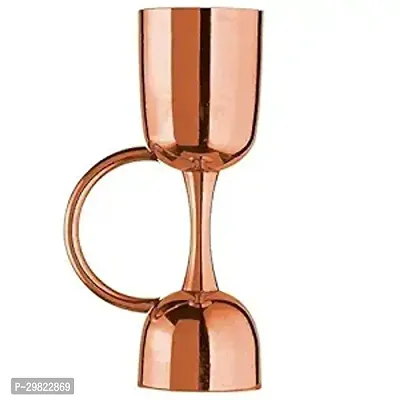 Exports Rose Gold Peg Measure Jigger with Handle 30 and 60 ml, Design Jigger with Handle, Shot Glass, Drink Measuring Bar Tool Jigger with Handle - Limited Edition