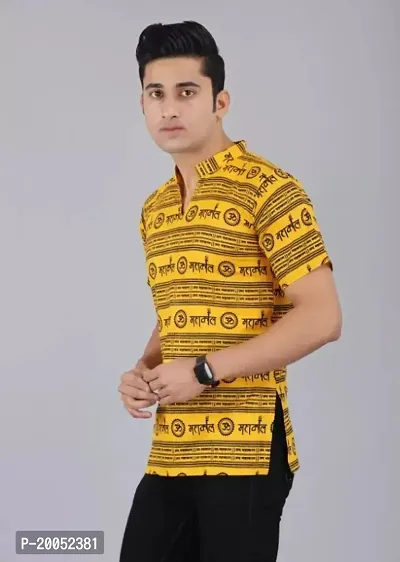 Mahakal Cotton Short Sleeve Shirt For Man and Boys