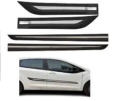 SureStrive Half Chrome Side Beading Moulding for Kia Carnival All Model Black Set of 4-thumb1