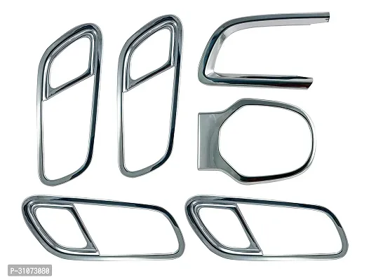 SureStrive Premium Quality Imported Interior Decoration Chrome Kit For Honda City 2015-2019 Models, Set of 6.pcs