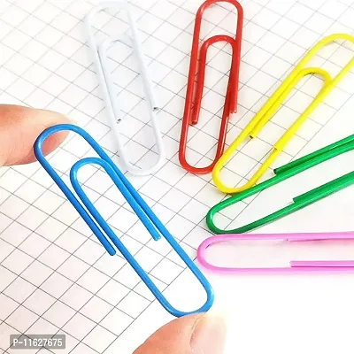 100 Paper Clips Vinyl Coated For Tomorrow 40 Pcs 4 Inch Jumbo Paperclips Colored for Office-thumb4