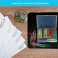 100 Paper Clips Vinyl Coated For Tomorrow 40 Pcs 4 Inch Jumbo Paperclips Colored for Office-thumb3