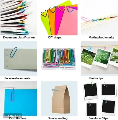 100 Paper Clips Vinyl Coated For Tomorrow 40 Pcs 4 Inch Jumbo Paperclips Colored for Office-thumb5