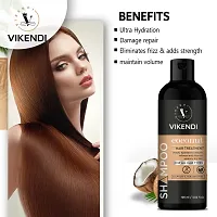 Vikendi Coconut Shampoo For Hair Fall Control, For Unisex-Pack Of 2, 100 Ml Each-thumb1