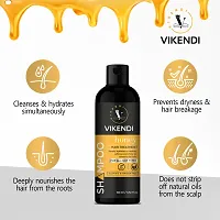 Vikendi Honey Moisture Shampoo For Dry Damaged Hair- 100 ml each, Pack Of 2-thumb2