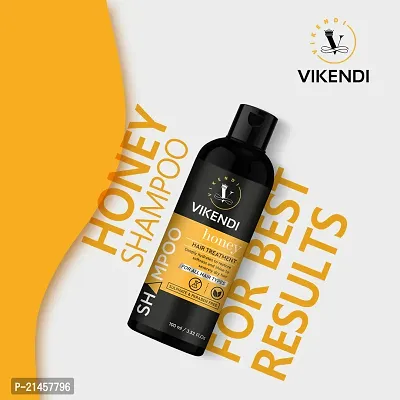 Vikendi Honey Moisture Shampoo For Dry Damaged Hair- 100 ml each, Pack Of 2-thumb4