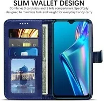 Gladly Flip Cover Compatible for Realme Narzo N53 Back Cover Soft Silicon Tpu Flip Cover Navy Blue-thumb3