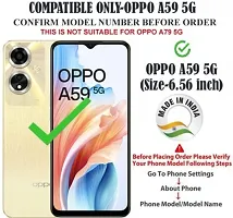 Gladly Flip Cover Compatible for OPPO A59 5G Back Cover Soft Silicon Tpu Flip Cover Rose Red-thumb1