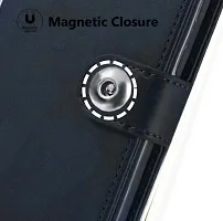 Gladly Flip Cover Compatible for Realme C55 Back Cover Soft Silicon Tpu Flip Cover Magnetic Blue-thumb2