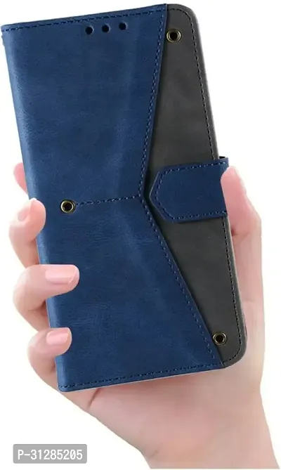 Flip Cover Compatible for Mi Redmi 9i cover Mi Redmi 9i Activ Flip Cover Redmi 9i Back cover Redmi 9i mobile cover Mi Redmi 9i Sport flip cover Redmi 9i sport back cover Redmi 9i mobile flip cover Redmi 9i designer cover Executive Blue, Magnetic Closure-thumb5