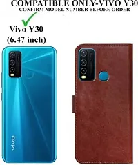 Flip Cover Compatible for Vivo Y30-thumb1