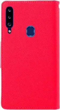 Flip Cover Compatible for Samsung Galaxy A20s Pink-thumb2