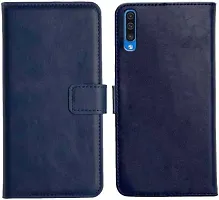 Flip Cover Compatible for Samsung Galaxy A50 Flip Cover Samsung Galaxy A50s Flip Cover Samsung Galaxy A30s Blue-thumb1