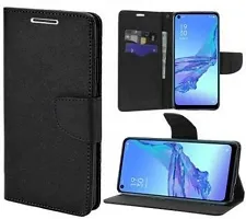 Gladly Flip Cover Compatible for  Oppo A33 Flip Cover Oppo A33 2020 Black-thumb2