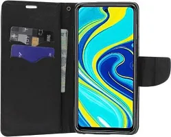 Flip Cover Compatible for Mi Redmi Note 10 Lite Mobile Back CoverPoco M2 Pro Mobile Back Cover Mi  Redmi Note 9 Pro Mobile Back Cover Mi  Redmi Note 9 Pro Flip Cover Stylish Girls Cover Boys Designer Cover Black-thumb3