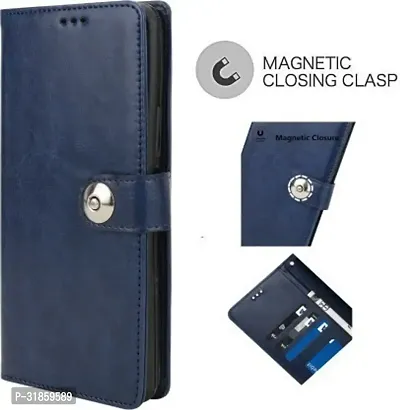 Gladly Flip Cover Compatible for Realme narzo 20 Pro Vintage Back Cover Soft Silicon Tpu Flip Cover Attractive Navy Blue