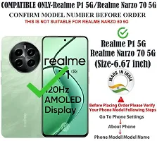 Gladly Flip Cover for Realme P1 5G, Realme 12 Plus, Realme Narzo 70 5G, Realme Narzo 70 Pro 5G flip cover - Brown-thumb1