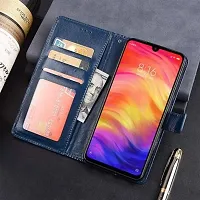 Flip Cover Compatible for Samsung Galaxy A50 Flip Cover Samsung Galaxy A50s Flip Cover Samsung Galaxy A30s Blue-thumb3