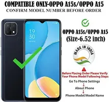 Gladly Flip Cover Compatible for  Oppo A15s Blue-thumb1