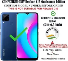 Flip Cover Compatible for Realme C15 Blue-thumb1