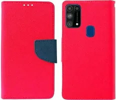 Gladly Flip Cover Compatible for Samsung Galaxy M31 Mobile Flip Cover With TPU Silicon Cover Pink-thumb3