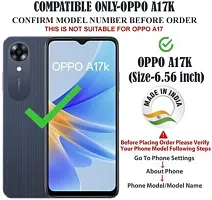 Gladly Flip Cover Compatible for OPPO A17k::CPH2471 Cover Back Cover Soft Silicon Tpu Flip Cover Navy Blue-thumb1