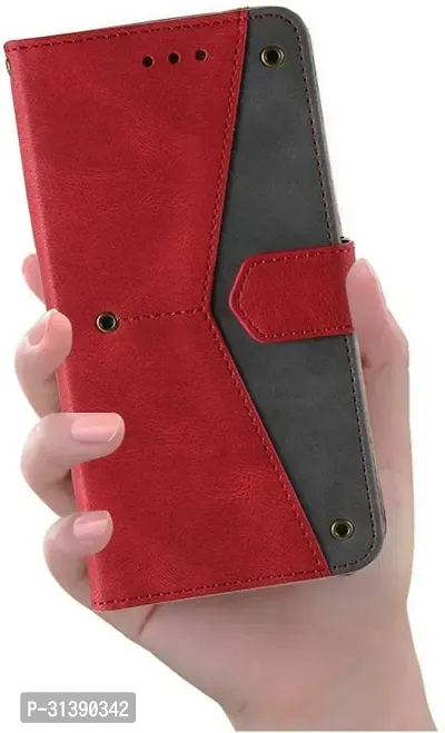 Flip Cover Compatible for Mi Redmi 12 5G Flip Cover Redmi 12 5G Back cover Redmi 12 Flip Cover Redmi 12 5G mobile back cover Xiaomi Redmi 12 5G Flip Cover Executive Red, Magnetic Closure-thumb5