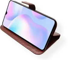 Flip Cover Compatible for Mi Redmi 9 Mobile Back Cover Mi  Redmi 9C Mobile Back Cover Mi Redmi 9 Active Mobile Back CoverPoco C31 Flip Cover Stylish Girls Cover Boys Designer Cover Brown-thumb3