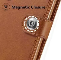 Flip Cover Compatible for Mi Redmi 9 Power Flip Cover Stylish Girls Cover Boys Designer Cover Brown-thumb2