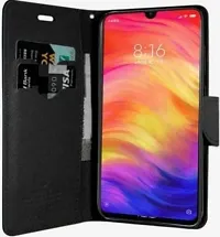 Gladly Flip Cover Compatible for Realme Narzo 20A Back Cover Soft Silicon Tpu Flip Cover Black-thumb2