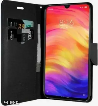 Gladly Flip Cover Compatible for Realme Narzo 20A Back Cover Soft Silicon Tpu Flip Cover Black-thumb3