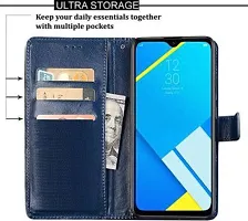 Flip Cover Compatible for Samsung Galaxy M21 Flip Cover Samsung Galaxy M30s Blue-thumb1