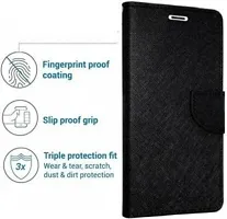 Gladly Flip Cover Compatible for Realme Narzo 20 Back Cover Soft Silicon Tpu Flip Cover Black-thumb4