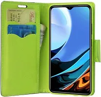 Flip Cover Compatible for Mi Redmi 9 Power Flip Cover Stylish Girls Cover Boys Designer Cover Blue-thumb3