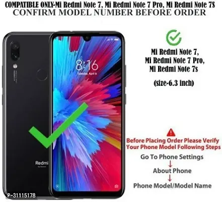 Flip Cover Compatible for Mi Redmi Note 7s Flip Cover Redmi note 7s Back cover Redmi Note 7 pro Flip Cover Redmi note 7s mobile back cover Xiaomi Redmi Note 7s Flip Cover Magnetic Blue-thumb2