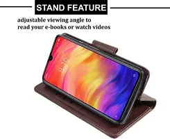 Flip Cover Compatible for Mi Redmi Note 5 Pro Flip Cover Stylish Girls Cover Boys Designer Cover Brown-thumb4